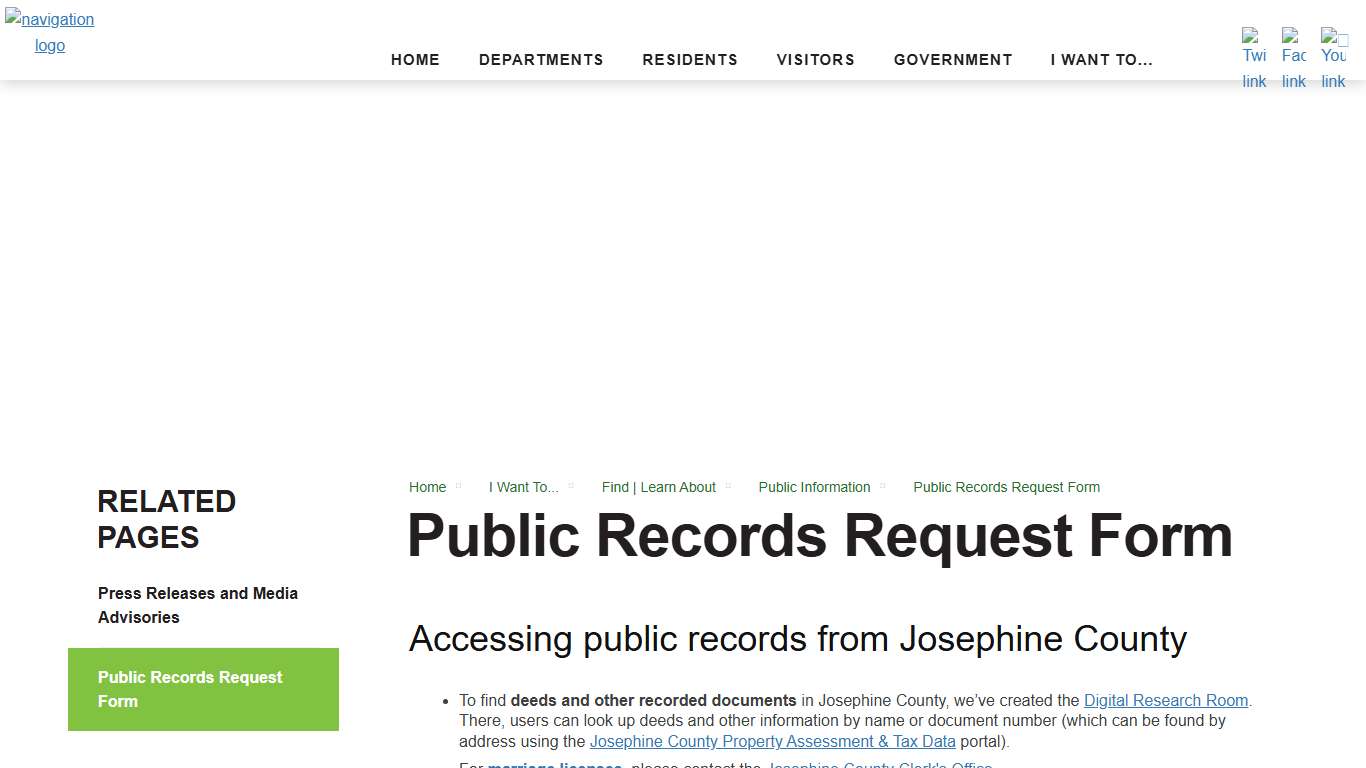 Public Records Request Form